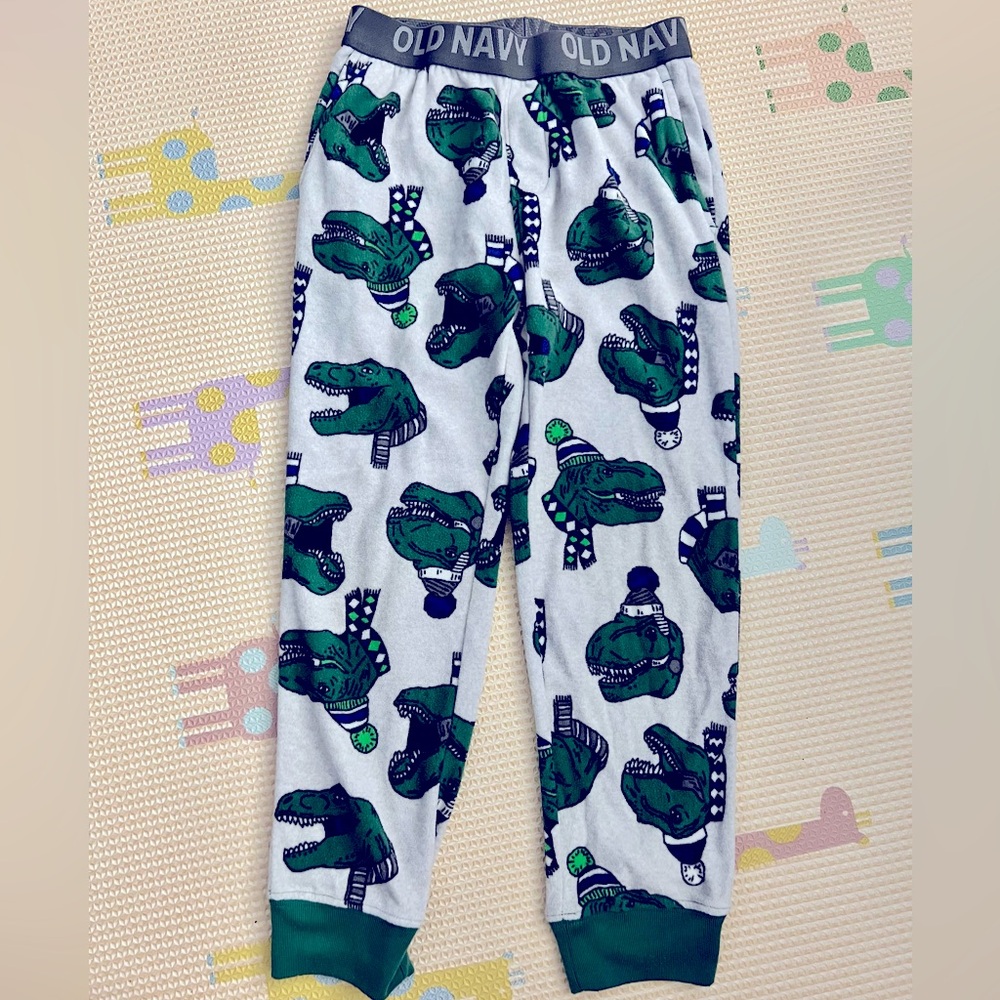 Old Navy Printed Microfleece Pajama Jogger Pants for Boys, preloved Size S